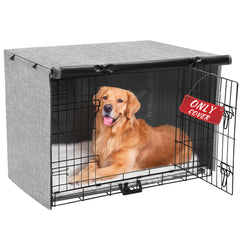 Akinerri cubrejaula con puerta doble impermeable para jaula de 24 pulgadas.