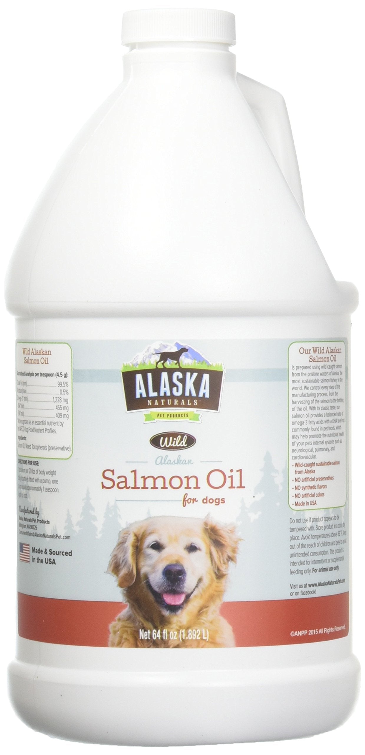 Alaska Naturals Dosificador facilita la administración diaria del aceite.