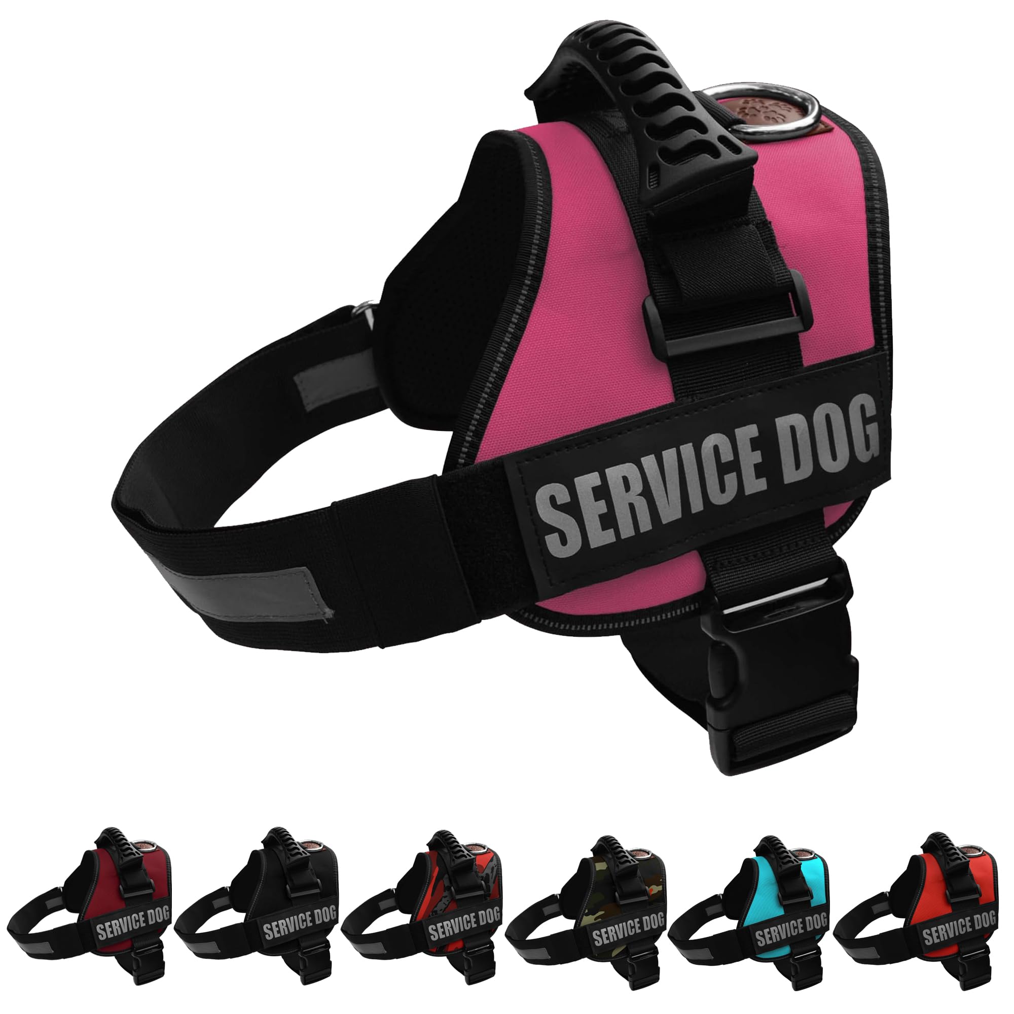 ALBCORP Arnes Perro Servicio Reflectante para mayor visibilidad nocturna.