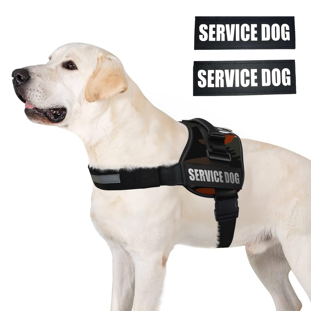 ALBCORP arnés para perro de servicio con asa para control cómodo.