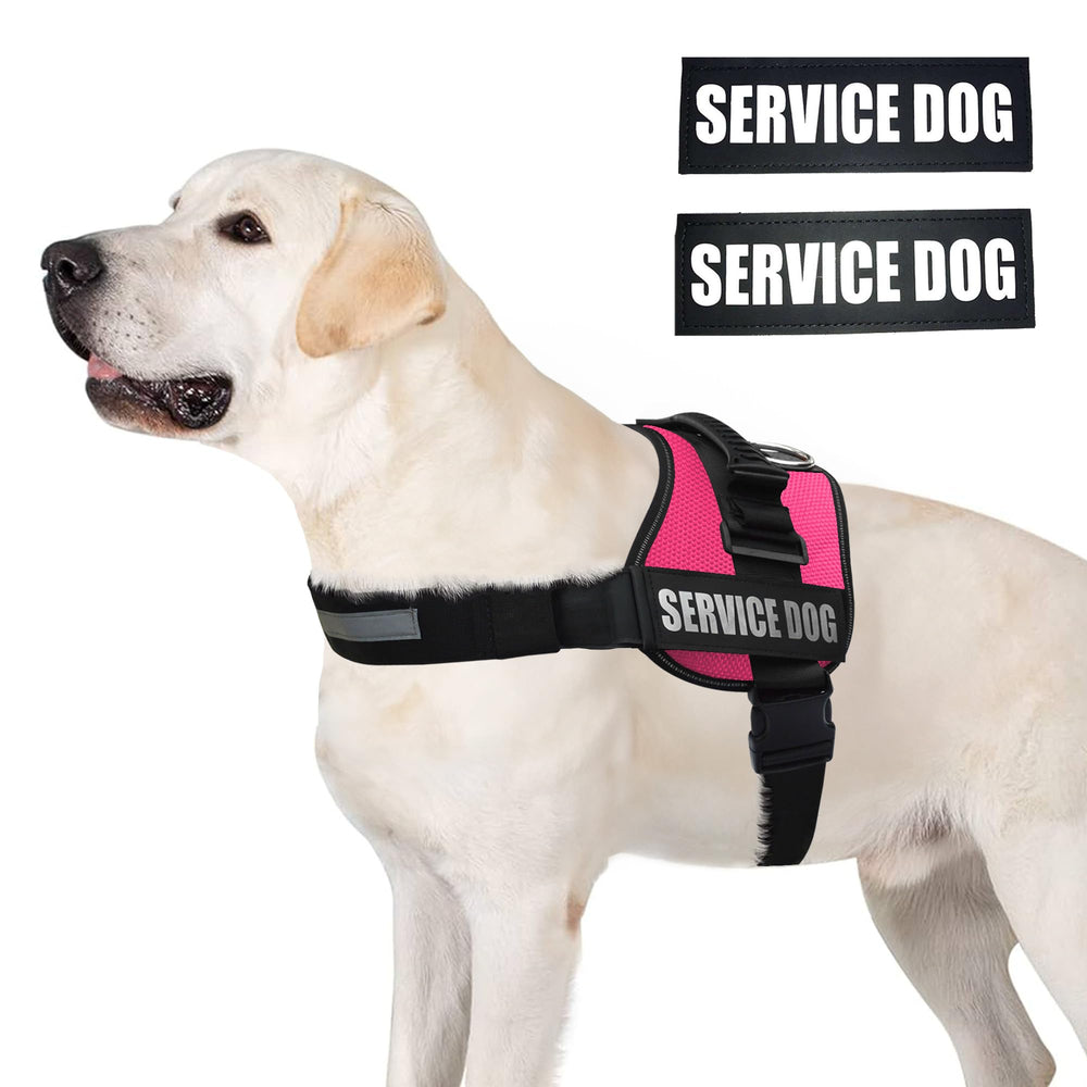 ALBCORP arnés de servicio para perro con reflectante lateral para visibilidad