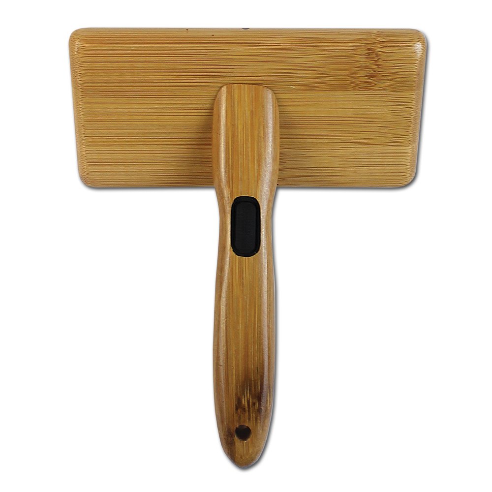 Alcott Bamboo Groom: refuerzo textil tras las puntas para durabilidad durante el cepillado.