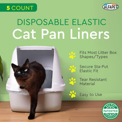 Alfapet bolsas para arena de gato jumbo, resistencia para uso intensivo