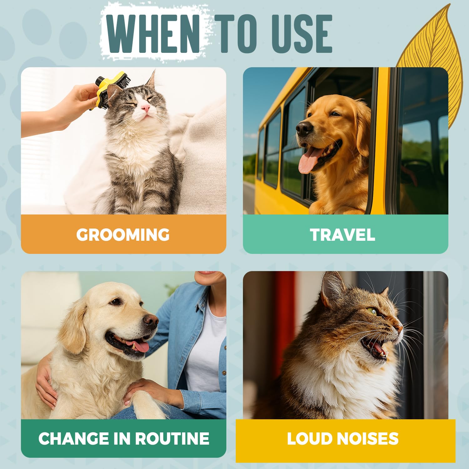 ALFIE'S CHOICE uso-previo-viaje con mascotas para reducir estrés