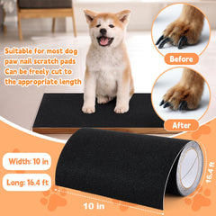 Aliceset Papel lija para perros, 80 granos, uso cómodo.