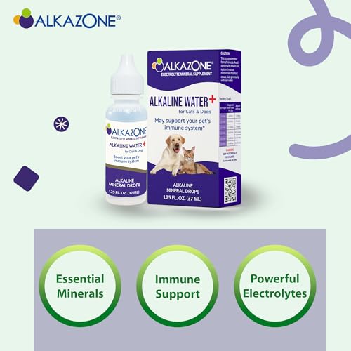 Alkazone Minerales esenciales en gotas, para piel y digestión de mascotas.