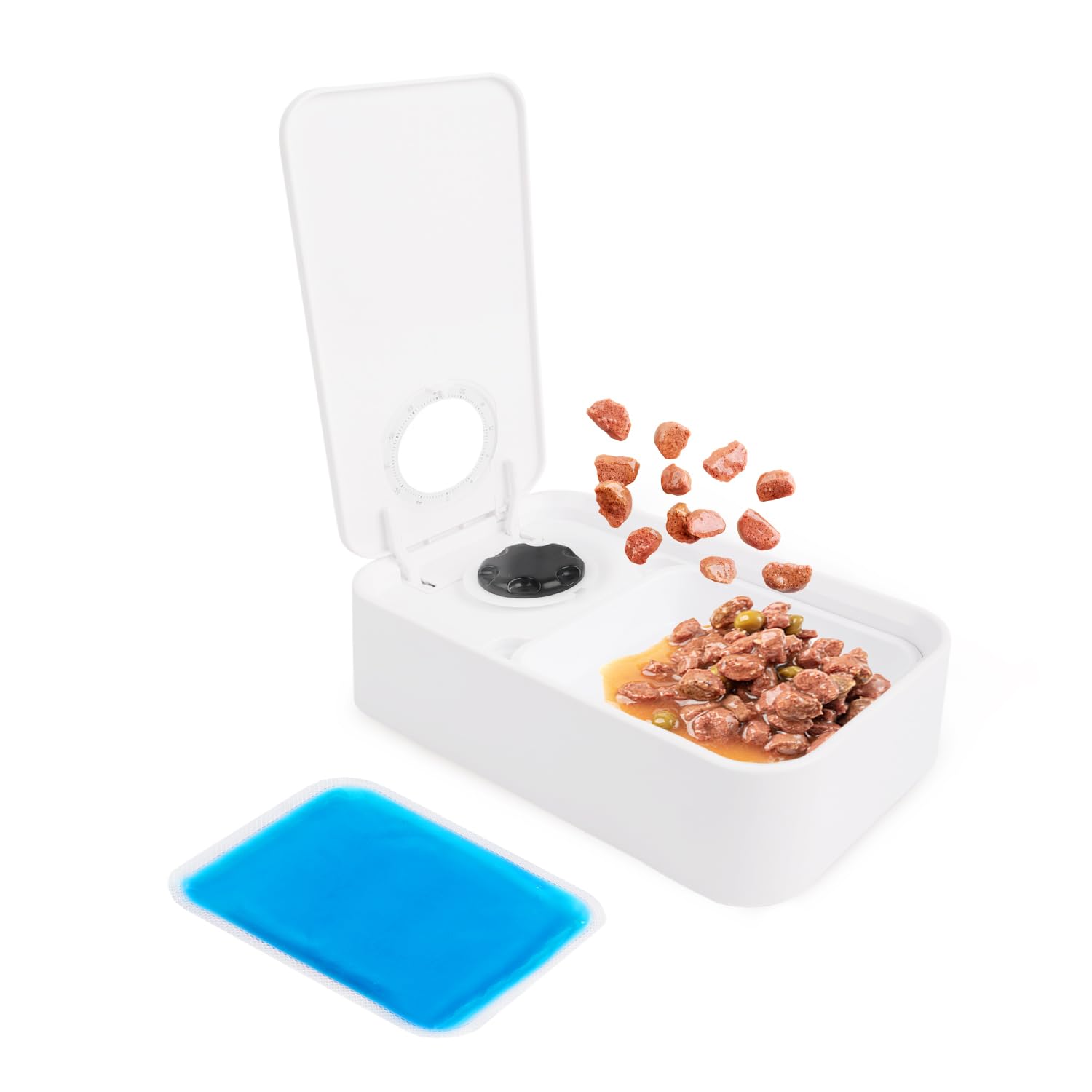 ALL FOR PAWS alimentador programado para perros con temporizador de 48 horas