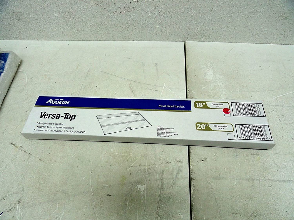 Versa Top reduce evaporación y mantiene el acuario estable.