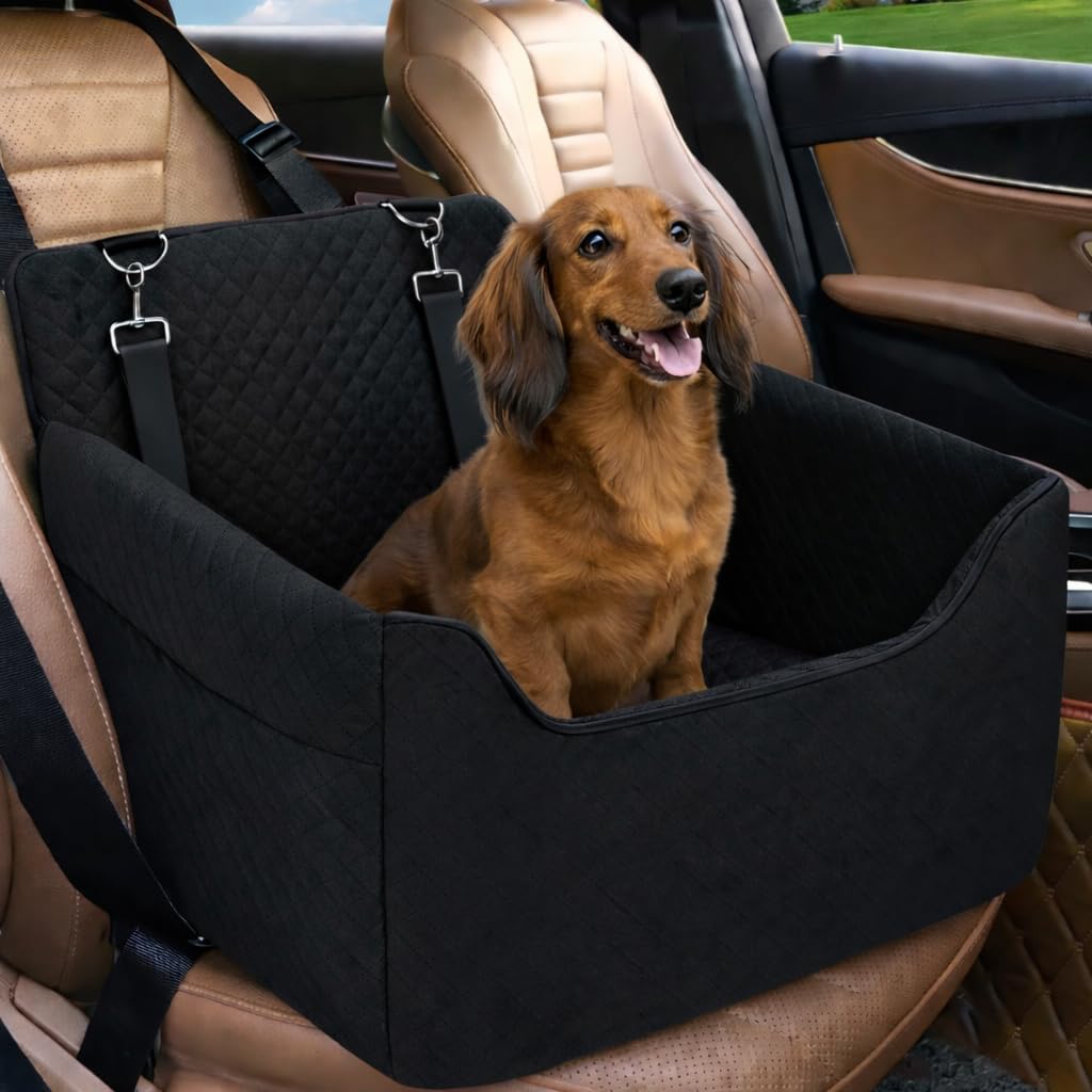 All Good Pet Supplies, asiento elevado para perros pequeños, facilita la visión y calma durante el viaje