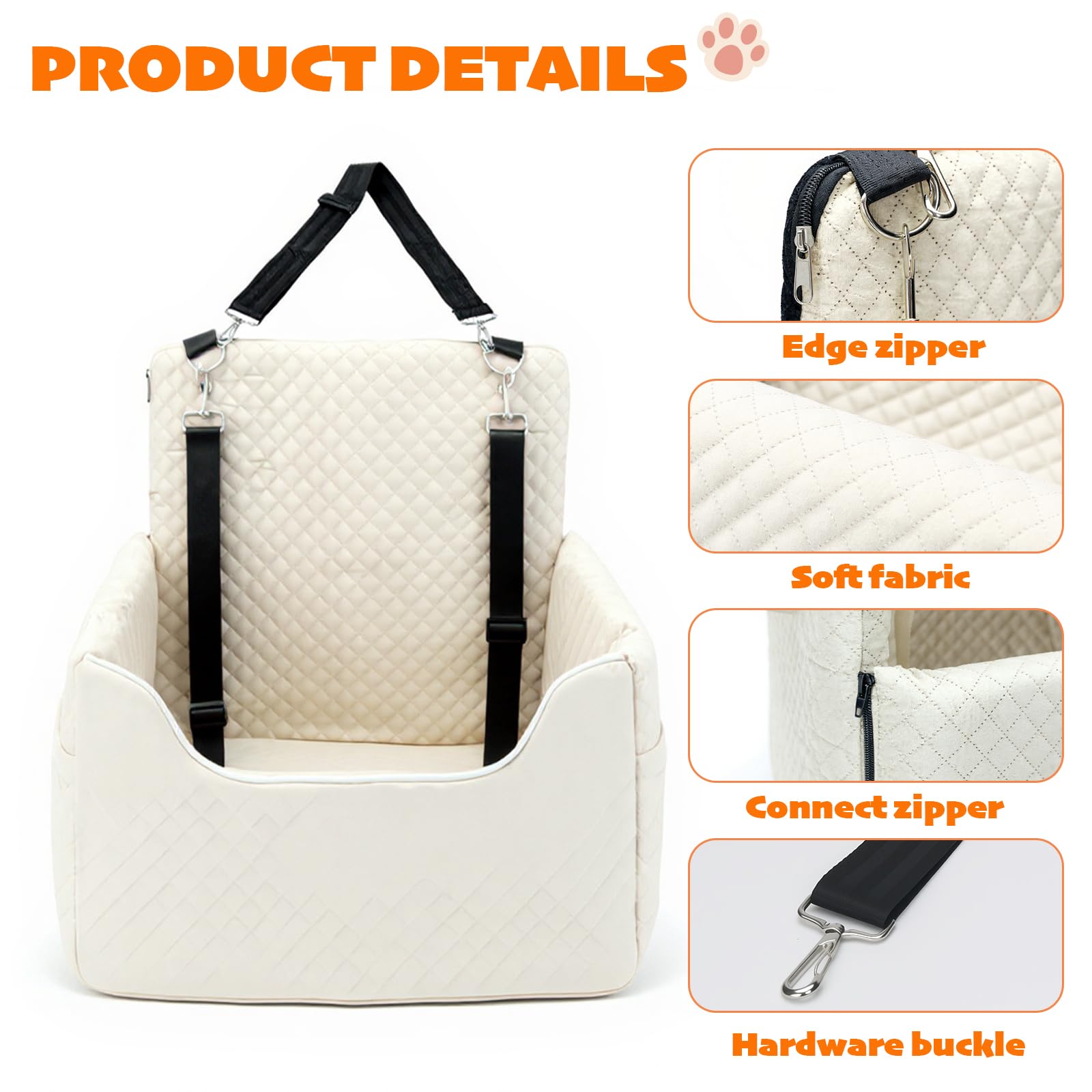Funda lavable ALL GOOD PET SUPPLIES facilita limpieza entre salidas.