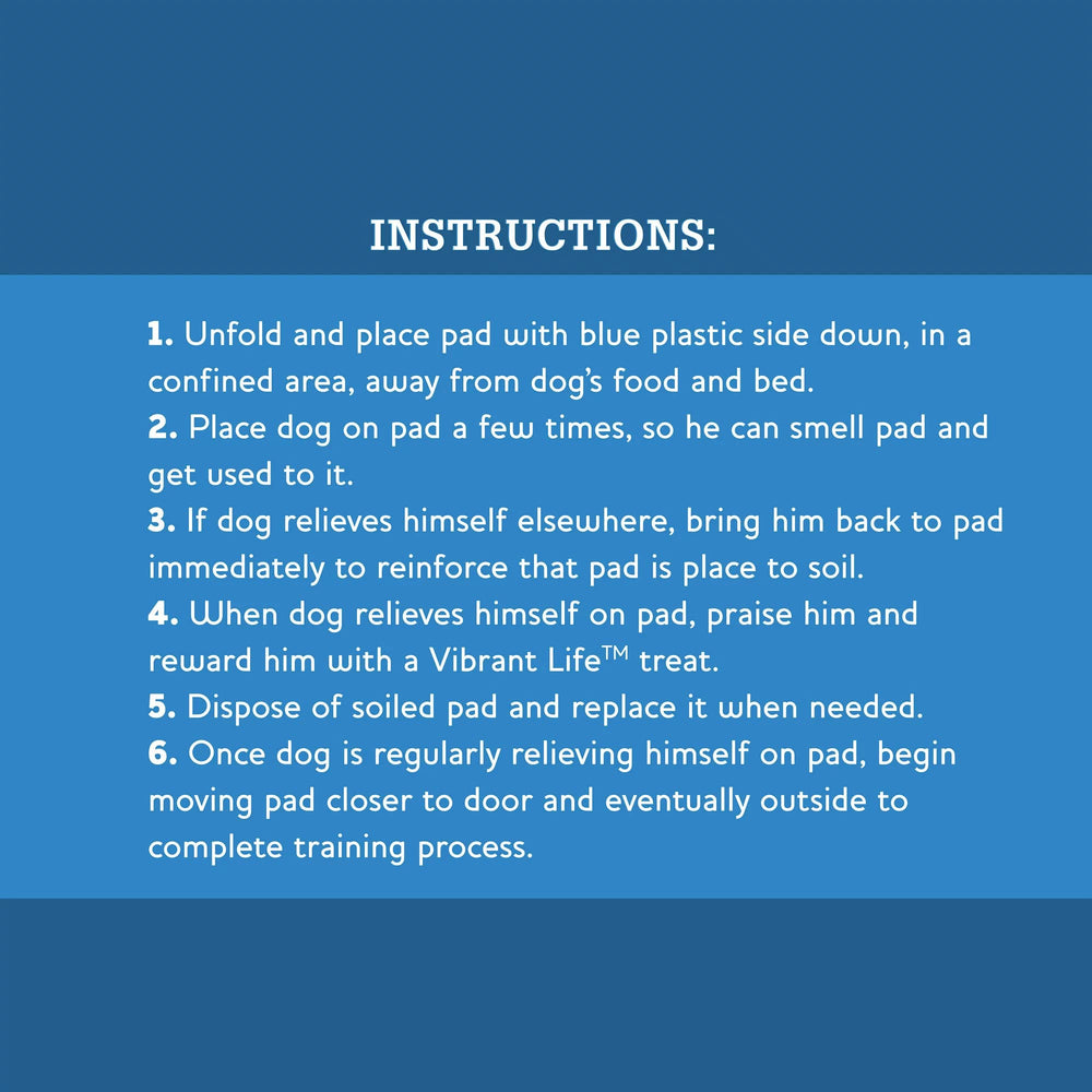 All Star Pet Training Pads, fácil desecho tras cada uso.