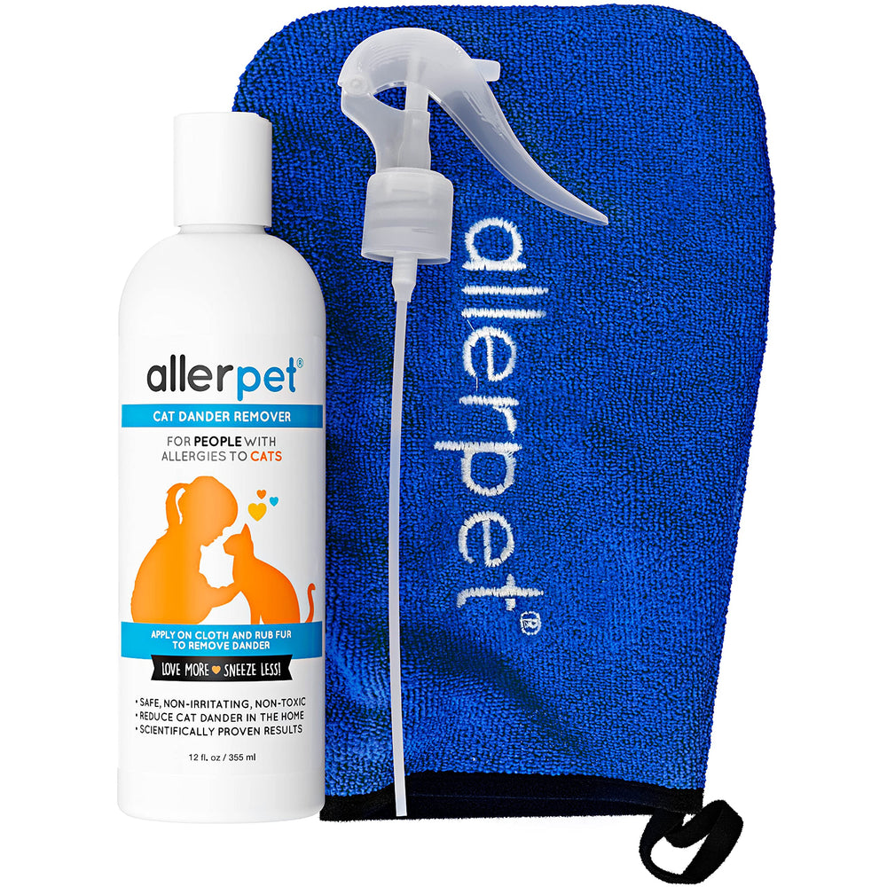 Allerpet Aloe Vera Free, bote de 12 oz para uso cómodo y sin enjuague.