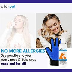 Allerpet ingredientes clave té verde manzanilla romero para un pelaje suave.