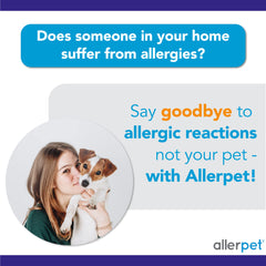 Allerpet perro pelo saludable gracias al tratamiento suave