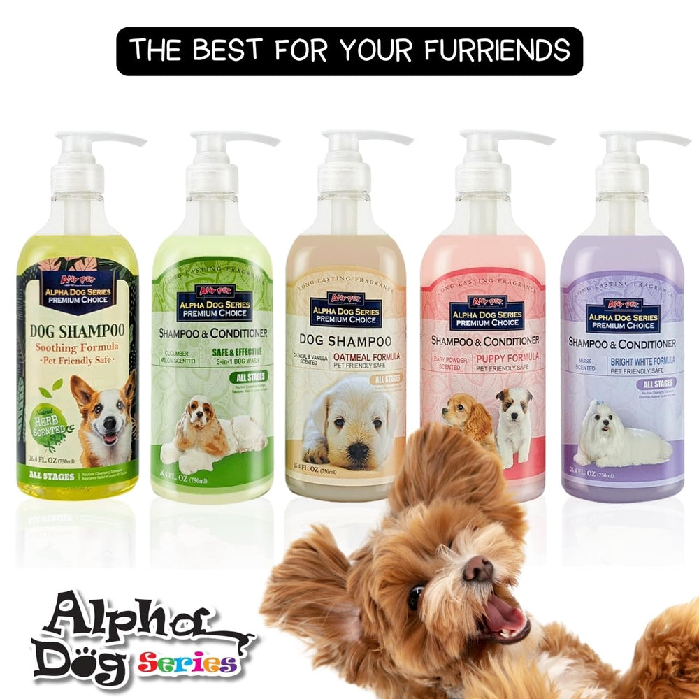 Alpha Dog Series champú ofrece aroma duradero sin irritar los ojos