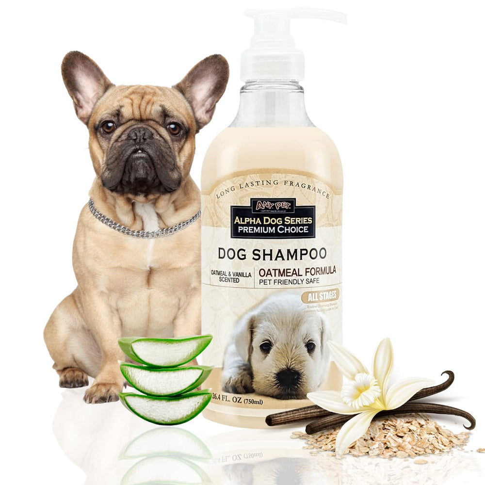 Alpha Dog Series champú avena y aloe, piel sensible, lavado suave