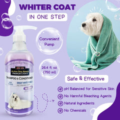 Alpha Dog Series champú sin llanto ideal para baños sin estrés