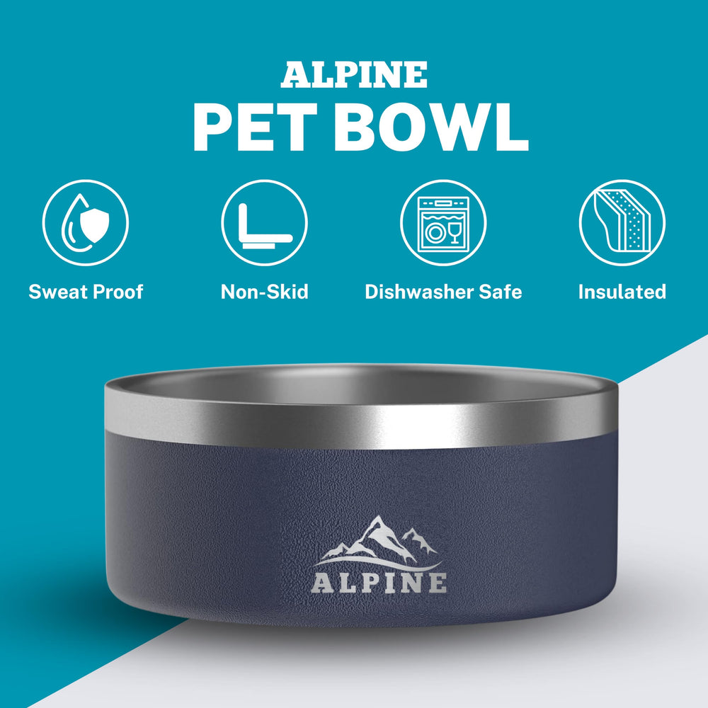 Alpine: detalle de doble pared aislante mantiene la comida templada.