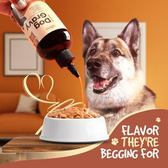 Altira Salsa Diaria para Perros, vertido sobre croquetas, mejora la experiencia de la comida.