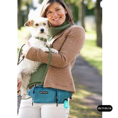 ALTYALTA EZ Dog Walking Dispensador de bolsas para desechos en el paseo