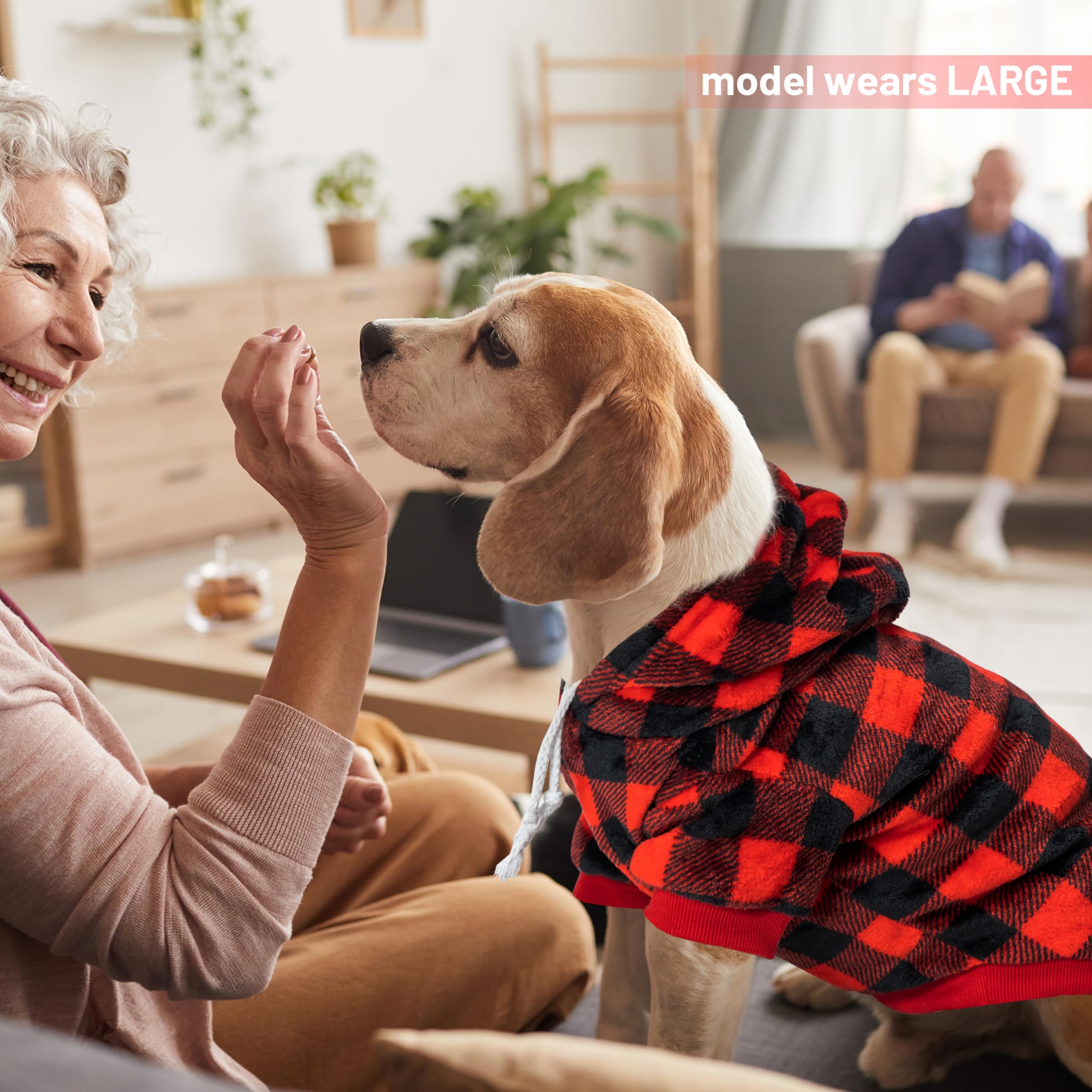 ALUZAEMO sudadera capucha lavable a máquina mantiene limpio el abrigo del perro.