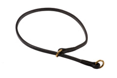 Collar de cuero plano Alvalley para perro negro, cómodo y duradero para paseos diarios.