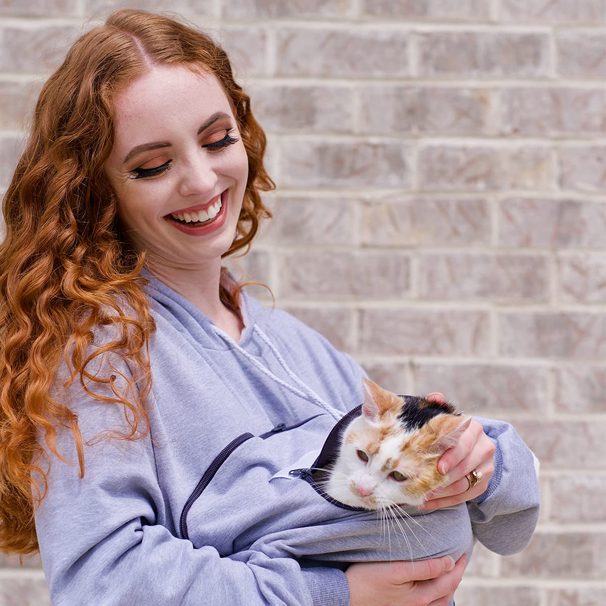 ALYC sudadera con bolsillo lateral para abrazar a la mascota y calentar las manos.