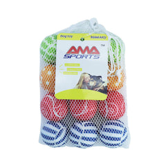 AMA SPORT bolas tenis chirrantes para perros, ideal para juego en el parque