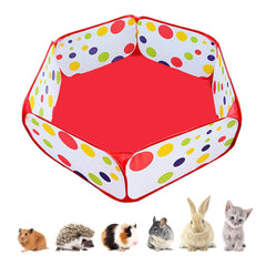 Amakunft cerca para mascotas portátil abierta, ideal para ejercicio rápido al aire libre.