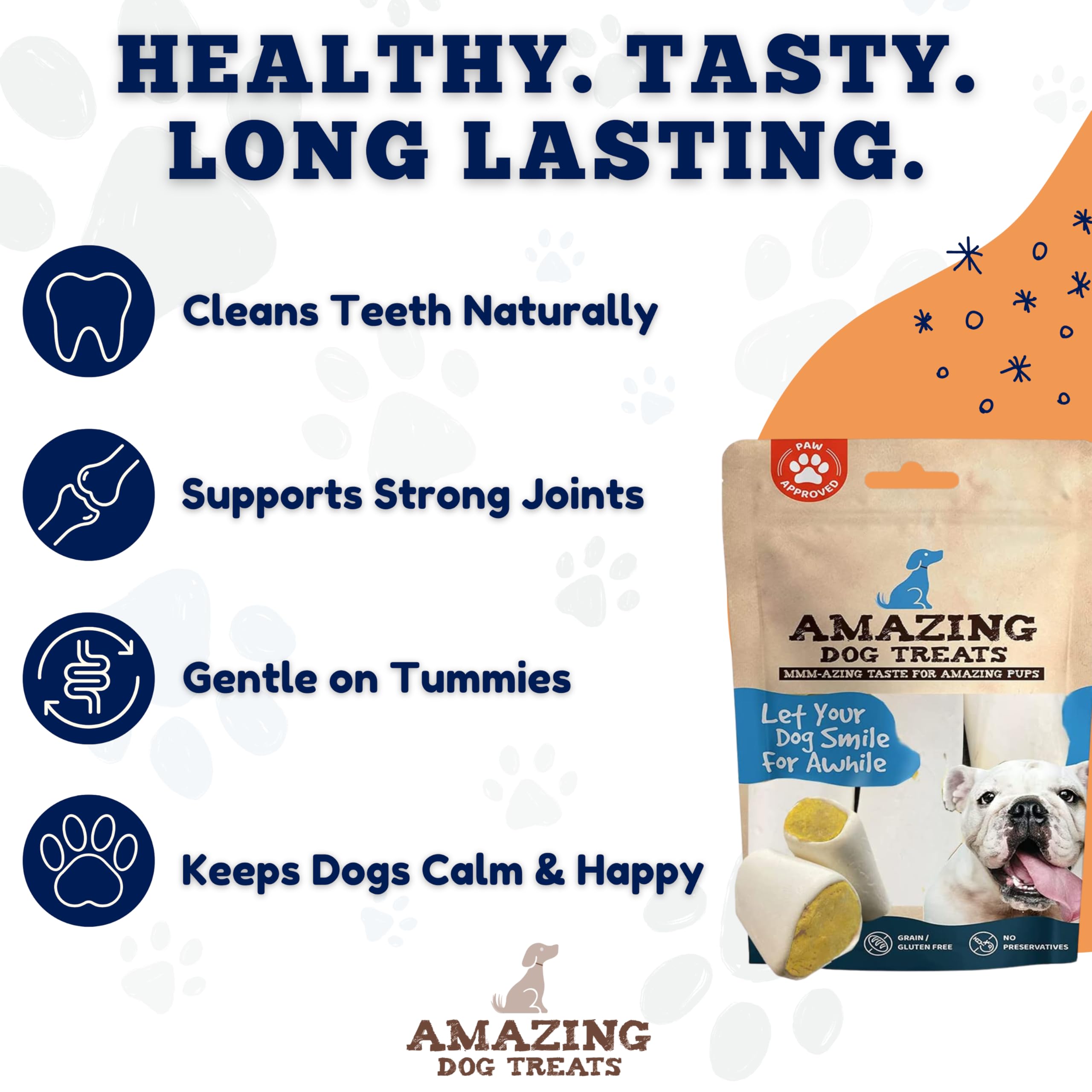 Amazing Dog Treats: hueso para ansiedad como actividad calmante.