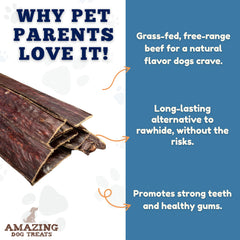 Amazing Dog Treats premio de gullete natural sin aditivos para perros activos.