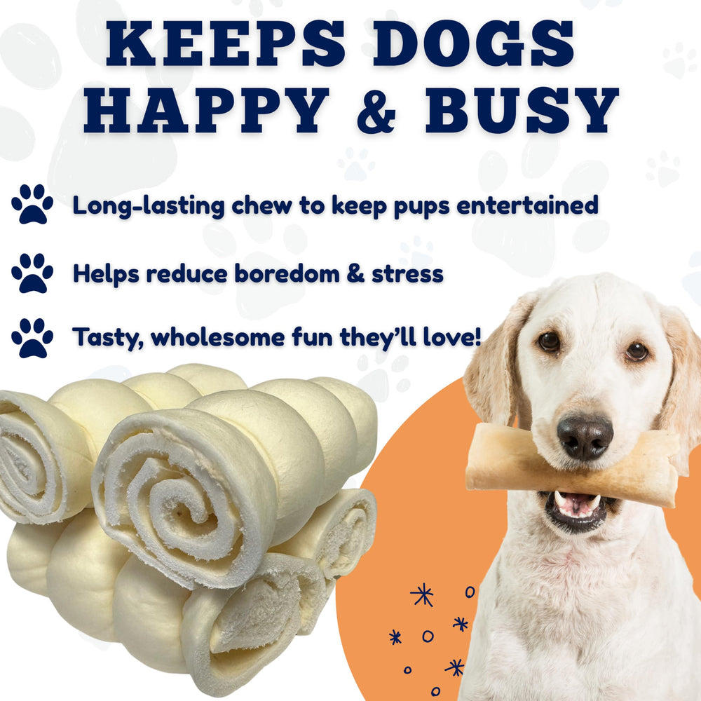 Amazing Dog Treats: rollos-cachete-res de ganado pastoreado para un snack natural.