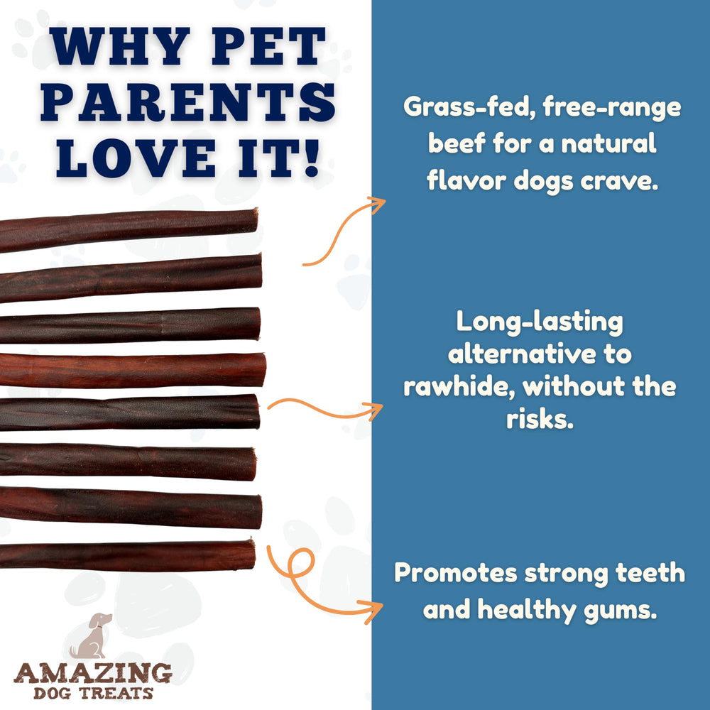 Palitos sin cuero crudo de Amazing Dog Treats para masticar con seguridad