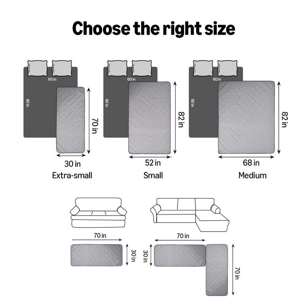 Cober protector de sofá de Amazon Basics con diseño antideslizante.