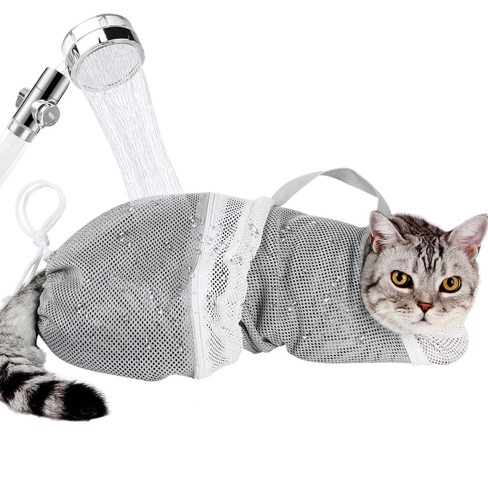 Ameami bolsa-lavado-gato-ajuste para baño seguro y cómodo.