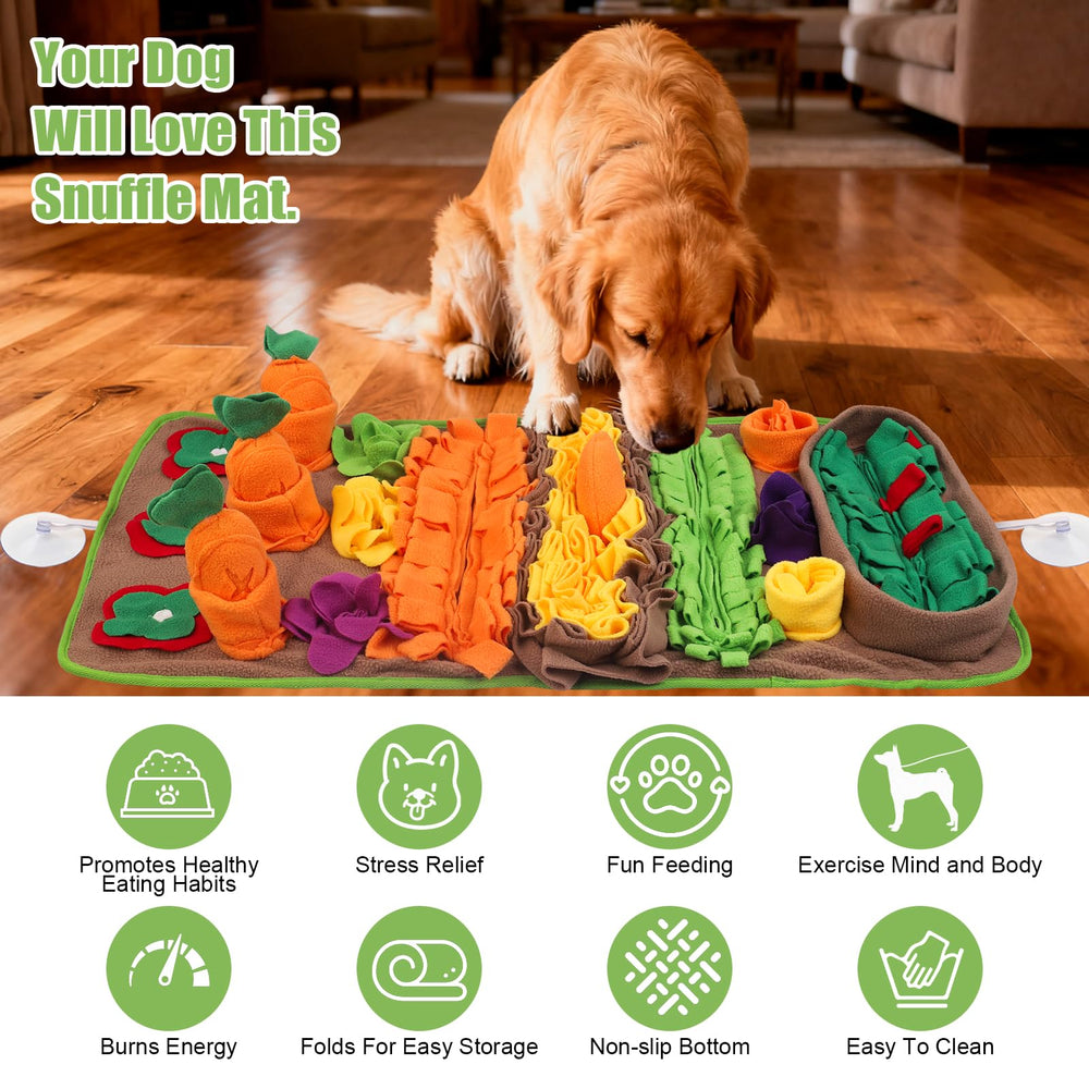 Ameami Snuffle Mat enrollable y portátil para entrenar en interiores o exteriores