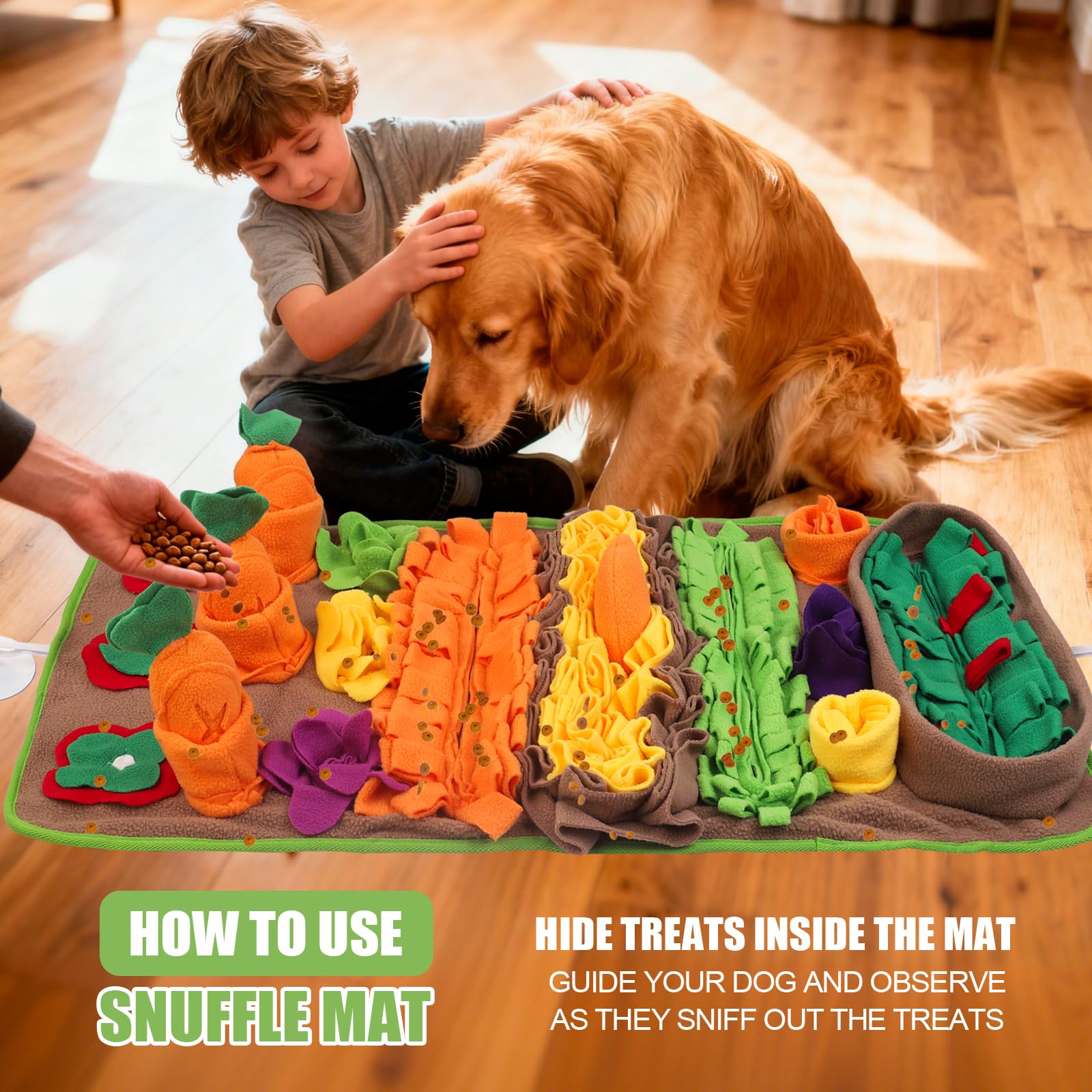 Ameami Snuffle Mat para interior y exterior, uso versátil