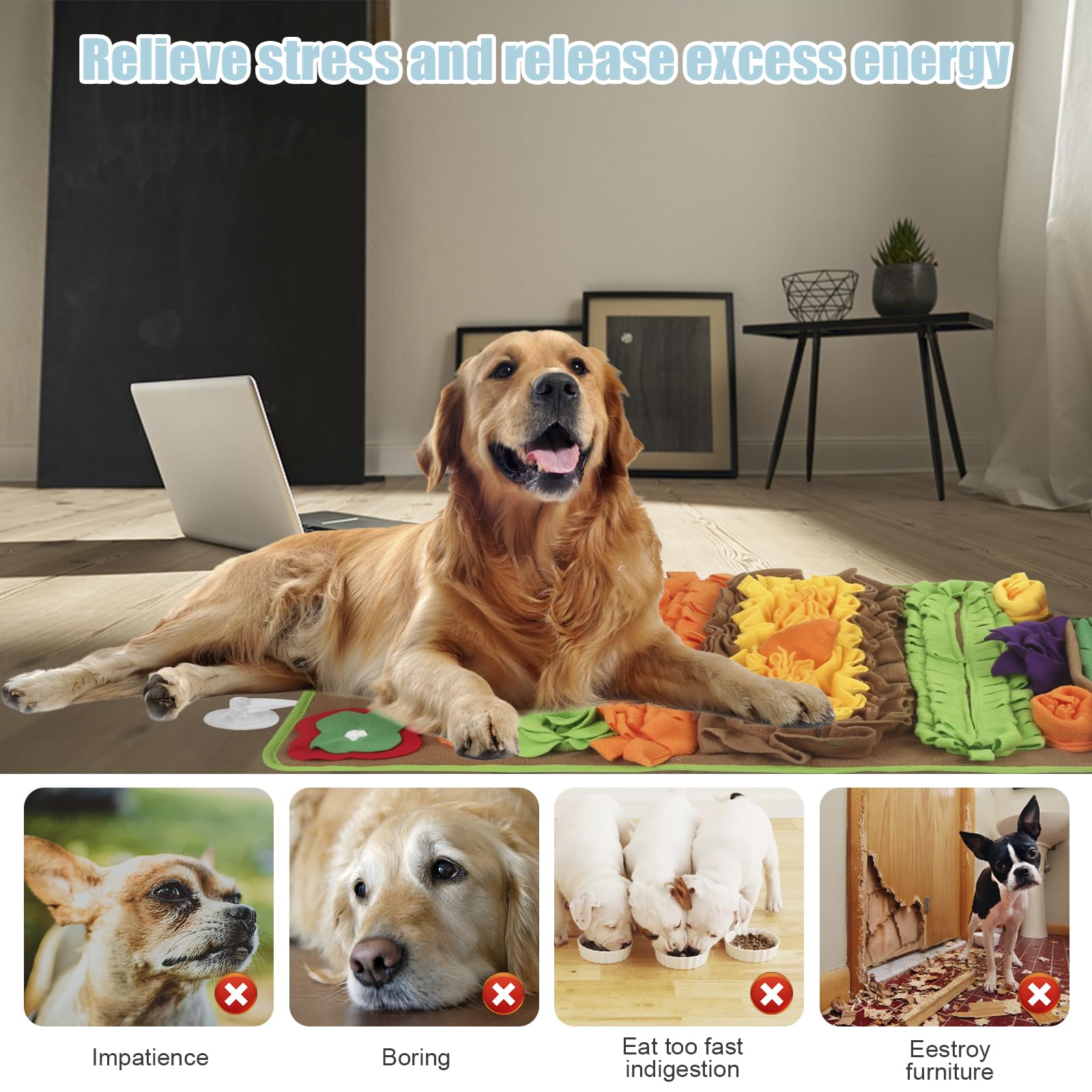 Ameami Snuffle Mat es lavable a máquina para limpieza rápida y conveniente
