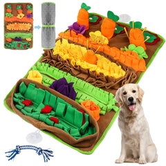 Ameami Snuffle Mat para perros grandes con tamaño 32x20 facilita la alimentación lenta y divertida