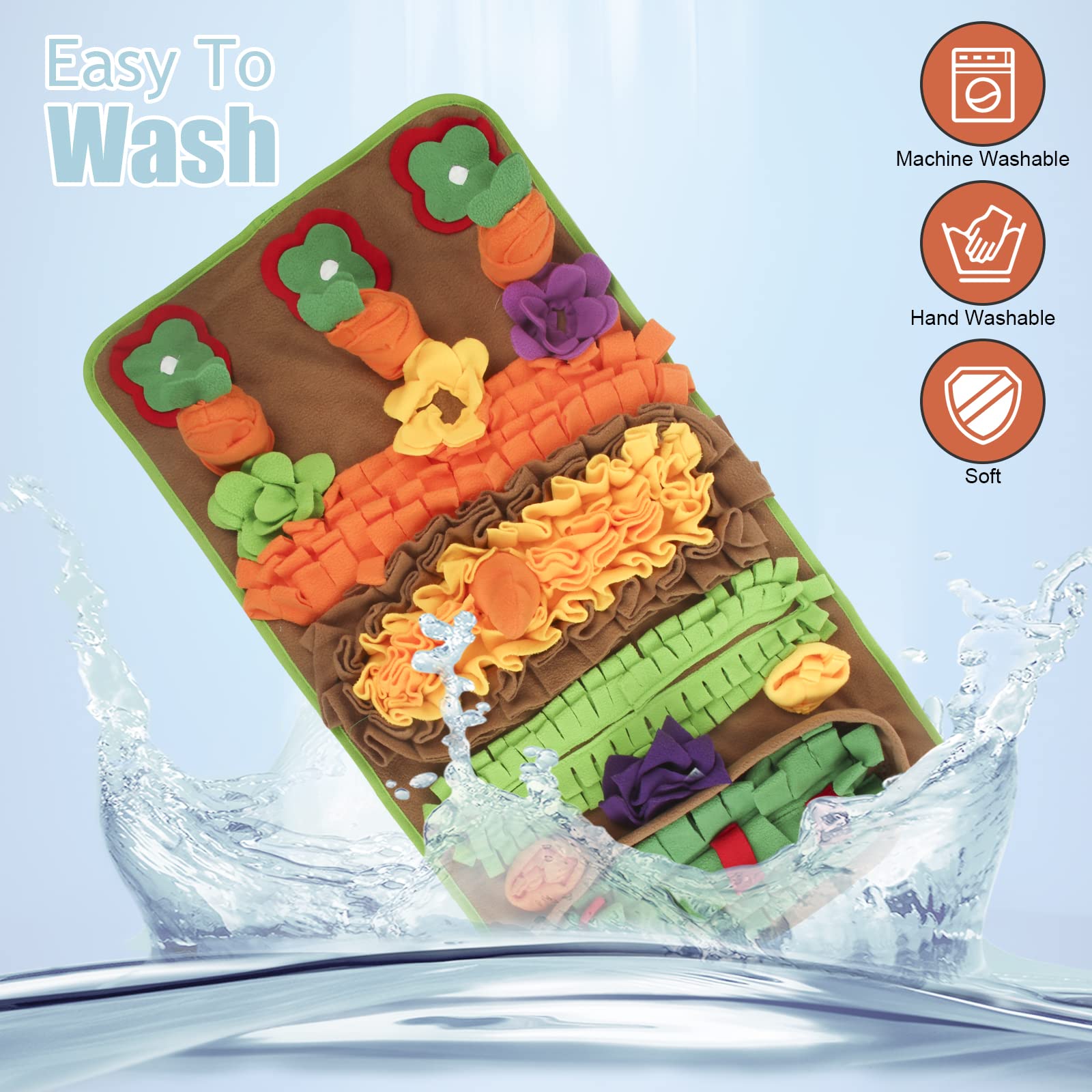 Ameami Snuffle Mat con tamaño extra grande para razas grandes