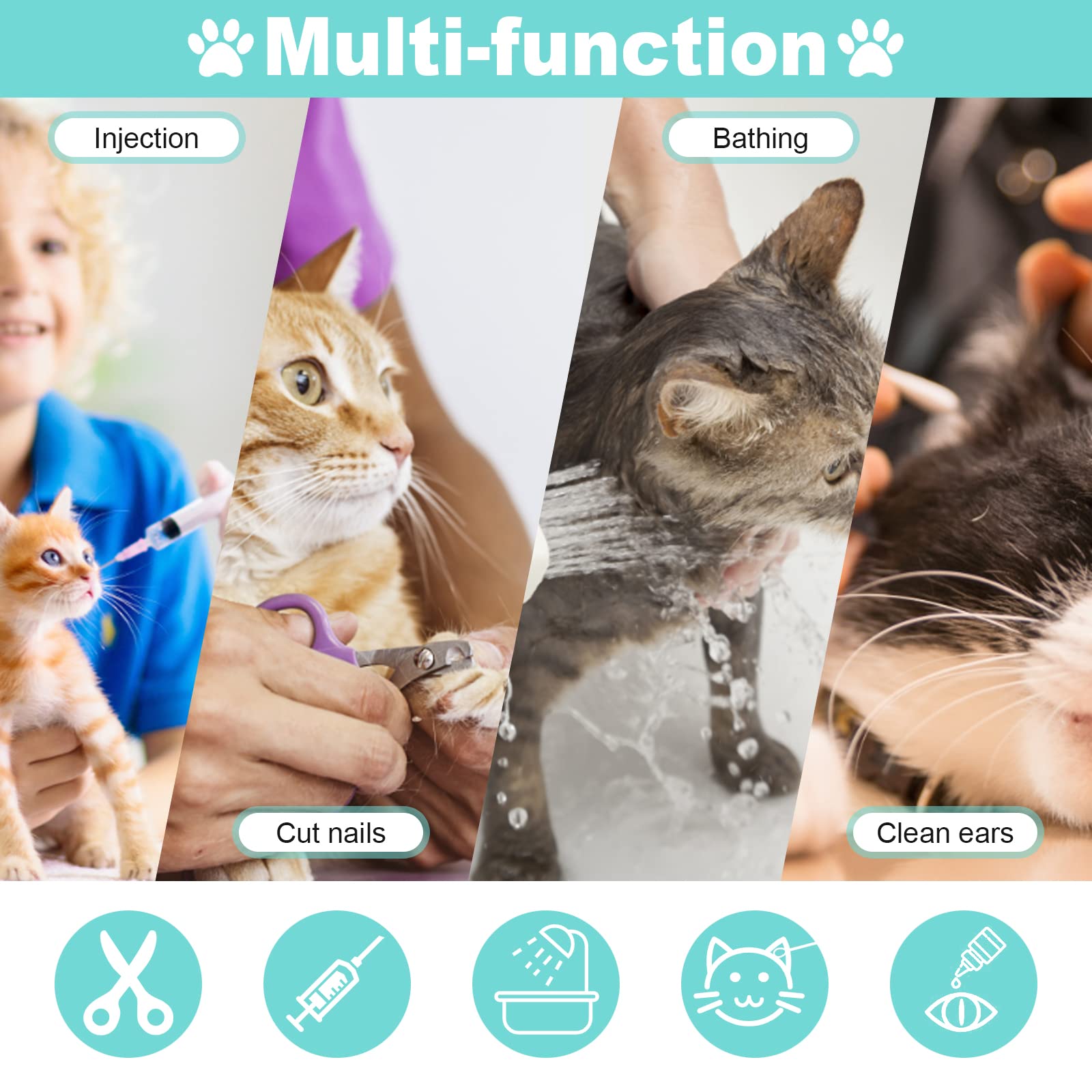 Ameami talla universal para la mayoría de gatos, cómodo y práctico.