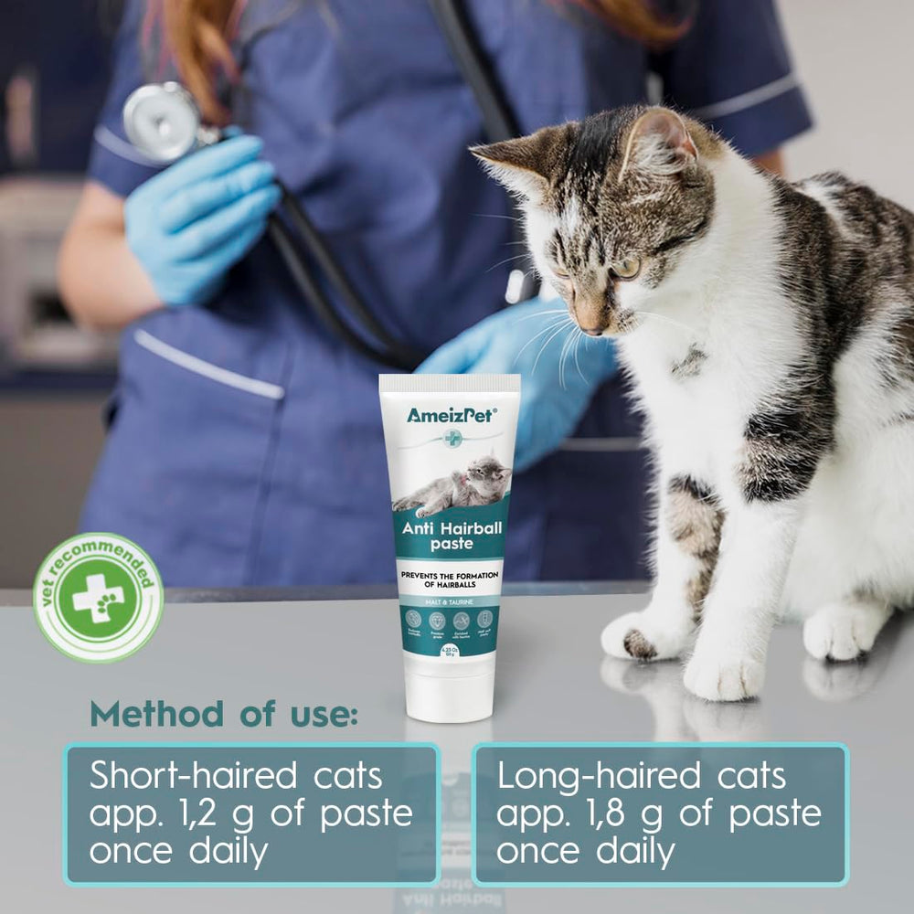 AmeizPet Remedio de pelo para gatos, mejora el bienestar diario.