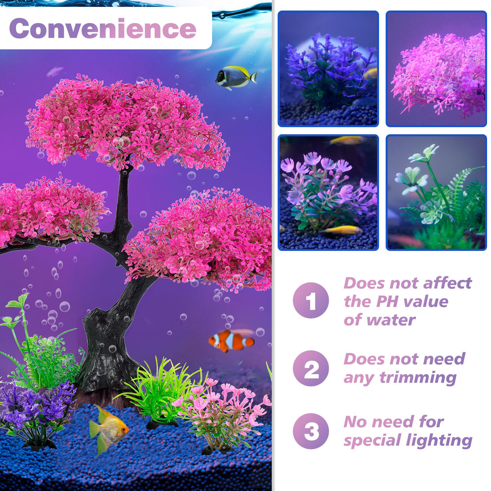Ameliade plantas para acuario sin toxinas, seguro para peces