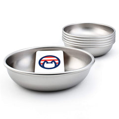 Tazones Americat de acero inoxidable para gatos, ideal para comida y agua