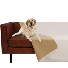 Ameritex cobija impermeable para mascotas con terciopelo suave protege el sofá