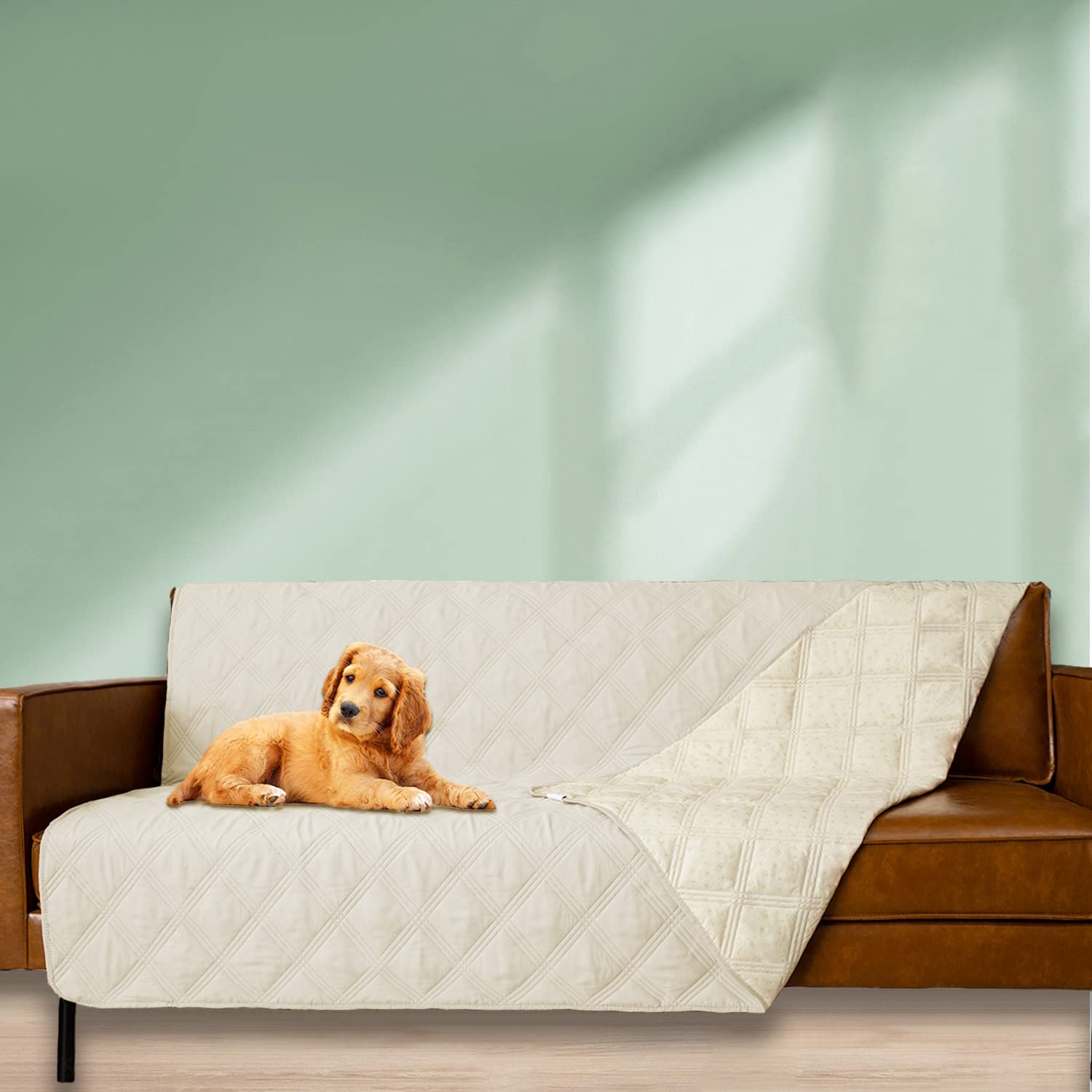 Confort Ameritex para sofá y cama, ideal para momentos compartidos.