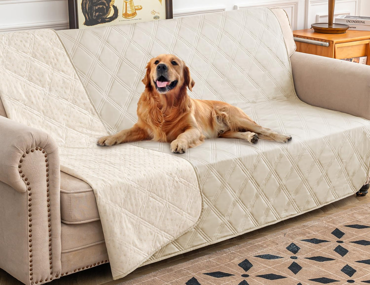 Ameritex cubre impermeable para cama de perro, protege muebles de manchas.