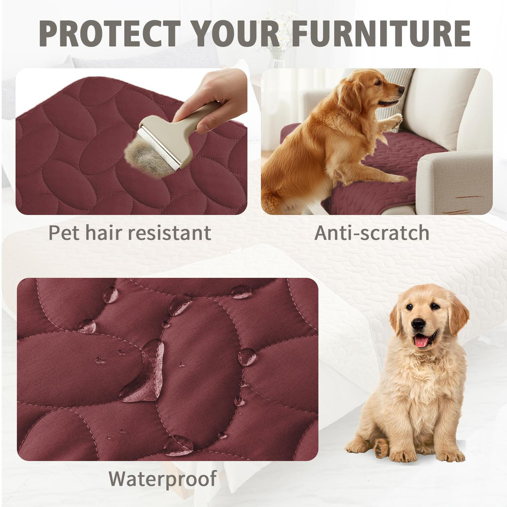Ameritex cubierta mueble para perro impermeable, mantiene sala limpia.