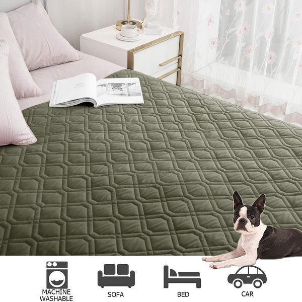 Ameritex funda impermeable de dos caras en beige: colorable y elegante