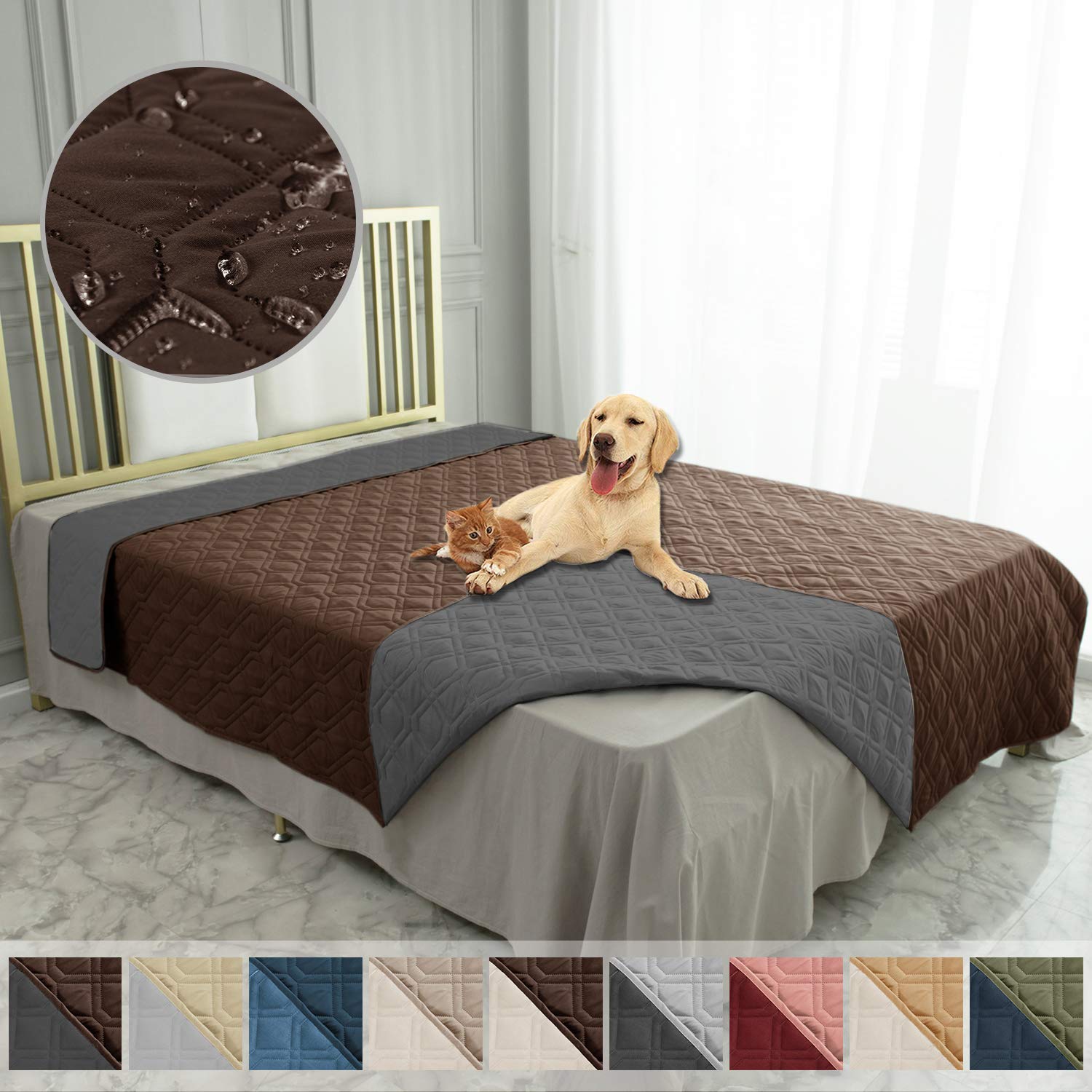 Ameritex cubrecama para sala, textura suave, fácil de limpiar.